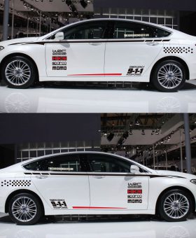 Bộ tem decal WRC 911 dán sườn xe ô tô ms-05
